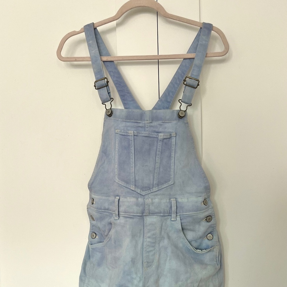 Hand Dyed Overall Shorts